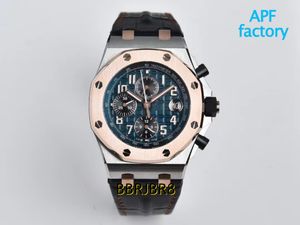 APF Factory 26470 26238 watch diameter 42mm equipped with 3126 timing movement sapphire crystal glass mirror Water Resistant