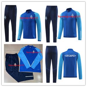 2023 2024 Huelva Recreativo Fußballjacke Trainingsanzüge 23 24 Menosse Anton Mesa Cayetano Montoro Vazquez Diaz Fußballjacken Sportbekleidung Chandal TRAININGSanzug