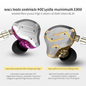 Freeshipping KZ ZS10 PRO 4BA 1DD Hybrid HIFI Metal Headset In-Ear Earphone Sport Noise Refering Headset AS16 ZST ZSN ES4 T2 ZSX MAFR