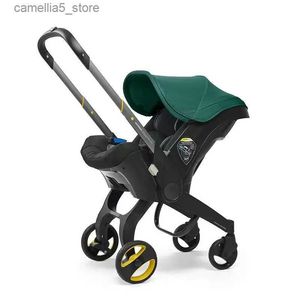 Strollers# Infant Car Seat to Stroller in Seconds For Newborn Trolley Buggy Safety Carriage Portable Travel System Q231116