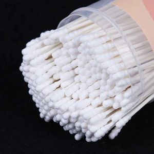 Pamuklu Swab 200pcs Tek Kullanımlık Küçük Pamuk Taş Tlam Bedava Mikro Fırçalar Kağıt Pamuk Tomurcukları Swabs Kirpik Kulakları Temizlik Sağlık Araçları L231116