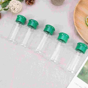 Storage Bottles 25 PCS Pepper Shakers Travel Containers Kitchen Seasoning Bottle Salt Shaker Jar Plastic
