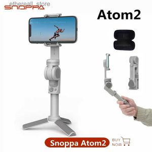 Stabilizatory Snoppa Atom 2 Atom2 3-osiowy ręczny stabilizator smartfonów Gimbal z torbą do przechowywania dla iPhone'a Samsung Q231116