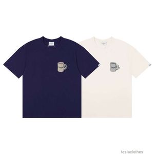 デザイナーのファッション服高級ティーTシャツ韓国中国のシックなthisisneverthis that smeineve coffee cupp men's Summer Tシャツカジュアルシンプルなゆるい丸いネック