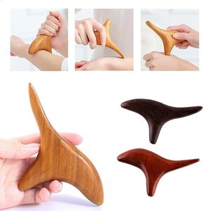 Back Massager Wood Trigger Point Massage GUA SHA Tools Professional Lymfatisk dräneringsverktyg Trä terapi Massage Tools for Back Leg Hand Face 231115