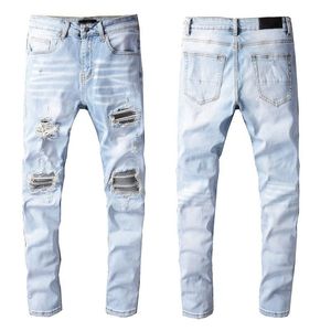 Herrenjeans Herrenjeans Neu eingetroffen Ami Herren Luxus Designer Denim Jeans Löcher Hosen Jean COOLGUY Bikerhose Herrenbekleidung 444