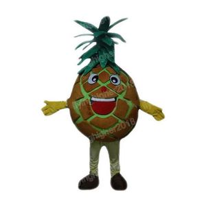 Simülasyon Ananas Maskot Kostümü Yetişkin Boyut Karikatür Anime Tema Karakter Karnavalı Erkekler Kadınlar Cadılar Bayramı Noel Süslü Parti Elbise