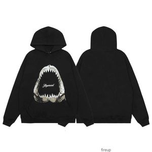 Sweatshirts für Herren und Damen, Designer-Hoodies, Mode, Streetwear, repräsentiert den Rep New Shark Teeth Vtg-Stil, High Street, lockerer Herren- und Damen-Kapuzenpullover-Trend
