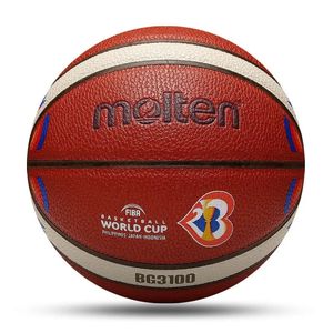 Bollar Molten basketbollar Högkvalitativ officiell storlek 7 PU inomhus utomhus män basket träning match spel baloncesto 231115