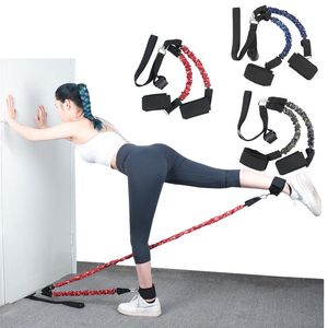 Bandas de resistência Treinamento Banda perna Hip Power fortalele Pull Rope Belt System Cable Machine Gym Home Workout Equipamento de fitness