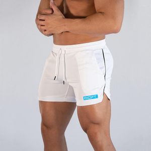 Execução de shorts ginástica exercícios para musculação curta malha de verão respirável masculino rápido Treinamento de basquete Fitness Sport calças