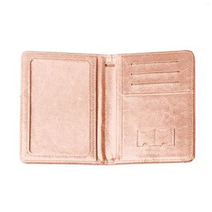 Card Holders Storage Bag Home Office Convenient Portable Travel Save Space For Women PU Leather Practical Anti Theft Holder Gift