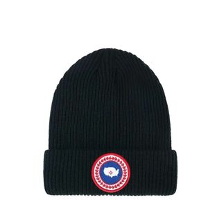 Chapéu de gorro de gooses canadenses de luxo de alta qualidade designer 966 designer de malha feminino gorro estampado chapéu de lã bordado moda masculina chapéus clássicos