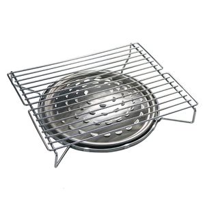 BBQ Tools Accessories Portable Outdoor Mini Grill Rack Family Party Home Home Hushåll Rostfritt stål Kök Barbecue Gas Spis Shelf 230414