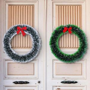 Kwiaty dekoracyjne świąteczne wieniec długotrwały kolorowe dekoracje przednie drzwi zimowe zapasy do stolików kominki drzwi werandy