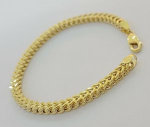 Bracciale Franco in vero oro 10k da 8