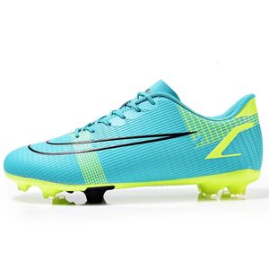 Sapatos profissionais de vestido homens TF/FG Match de futebol Boots Football Boots Teenagers Sole Anti-Slip Sport Sneakers Futsal Callowear 2 47