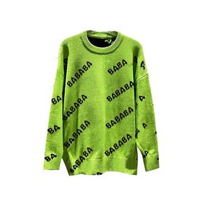 스웨터 디자이너 스웨터 스웨터 남성 스웨터 여성 니트 까마귀 넥 여자 패션 편지 검은 긴 소매 옷 풀버 오버 사이즈 CL