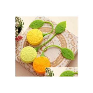 Kaffe te -verktyg Sile Tea påbag Tea Siler Infuser TEAPOT TEACUP Filter Bag Lemon Style S 1000pcs/Lot Fast Transport Drop Delivery Hom Dhera