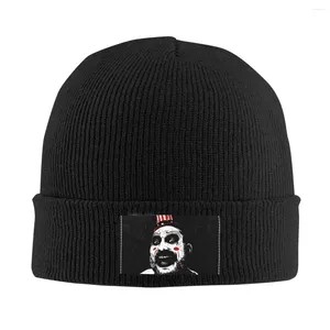 Beralar Katil Palyaço Aile Adam Kafa Beanies Caps Moda Kış Sıcak Örgü Hat Unisex Yetişkin Komik Kaptan Spaulding Bonnet Şapkaları