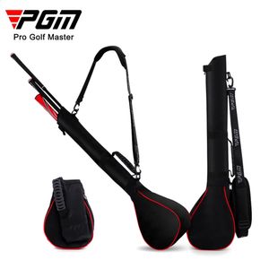 Golf Bags Foldable Golf Gun Bag Mini Soft Golf Club Bag w Adjustable Strap Practice Capacity Packed 3 Clubs Shoulder Club Bag Lightweight 231115