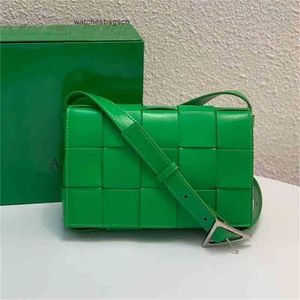 Borsa a Mano da Donna Bvs Botegas Cassette Brick Totes Intrecciata Annodata Vera Pelle di Pecora con Logo Custodia per Cosmetici Borsa in Pelle da Donna Cuscino Quadrato Yde