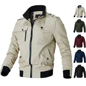 Men's Jackets Tactical Military Men Spring Autumn Winter Pilot Army Cotton Coat Fashion Casual Cargo Slim Fit Clothes