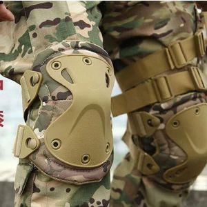 Resistance Bands Military Tactical Knee Pads Army Paintball Hunting Protection Elbow War Game Protector Gear