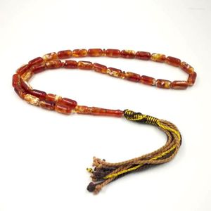 Strand Ambers Rosary Islam 33 Мусульманские тасби -смола Beads Aamber Color Misbaha Mastkhan Men Accessories Молитвенные браслеты под рукой