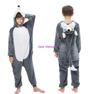 Cosplay Children Pyjamas Unicorn Onesies Pyjamas Animal Kigurumi Wolf Costume Cartoon Anime Cosplay kläder för barn 231115