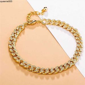 5mm 18k Gold Cuban Link Chain Mens Desinger South American Aaa Cubic Diamond Man Bracelets Bangles Fashion Silver Chains Hip Hop Rock Jewelry Gift 0rbx