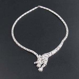 Modna złota sliver Diamond Choker Naszyjnik dla kobiet mężczyzn Sexy modny luksus tenis unisex projektant biżuterii Kobiety na imprezę Prezenty Prezenty Wedding Girls Bransoletka