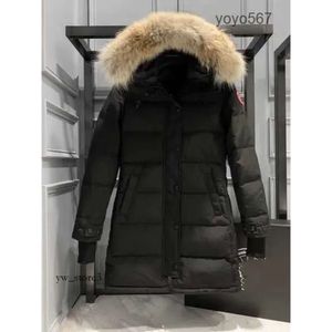 Canda Goose Designer Canadian Goose Mid Length Version Puffer Jacket Down Parkas Winter Thick Warm Coats Womens Windproof 545