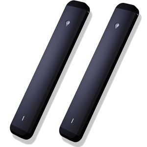 Siyah Tek Kullanımlık Vape Pens 1.0ml Boş Başlangıç ​​Kiti Buharlaştırıcı E Sigaralar Boş Pods 280mAh Şarj Edilebilir Pil Kalın Yağ Yükseltilmiş Seramik Bobinler ABD Stok