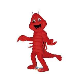 Halloween Happy Lobster Mascot Costumes Christmas Fancy Party Dress Character Outfit Suit Adults Size Carnival Easter Advertising Theme Clothing