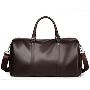 Duffel Bags High Quality Luxury Designer Travel Bag Leather Men Ladies Hand Brand Diagonal Shoulder Duffl