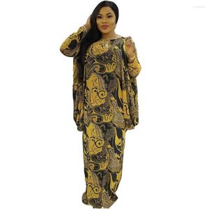 Vestidos de estilo étnico 2023 Vestidos africanos para mulheres Dashiki Summer Plus Size Dress Africa Ladies Sonhos de fadas tradicionais