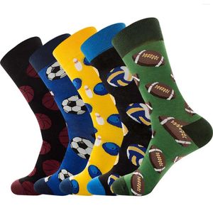 Women Socks High Quality Unisex Funny Soccer Series Soft Bowable Cotton Business Casual Harajuku Hip Hop Street