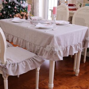 Masa bezi Avrupa tarzı keten masa örtüsü dikdörtgen kapak çay toz geçirmez ev oturma odası mutfak