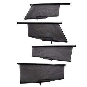 Conjunto de cortinas para sol de carro, 2 ou 4 peças, janela para tesla modelo 3, acessórios, cortinas, rolo, abs