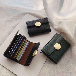 Geldbörsen Multifunktionaler Luxus-Kartenhalter Multi-Card Short Damen Geldbörse PU Kleine Clutch Bag Aufbewahrungszubehör