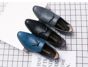 Mens Dress Shoes Genuine Leather Double Buckle Monk Strap Shoes Snake Print Cap Toe Classic Italian
