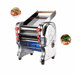 Pressa per noodle elettrica commerciale larga 550 W 220 mm Macchina per pasta in acciaio inossidabile Rotolamento di noodle multifunzionale