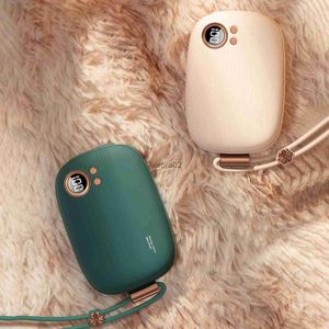 Space Heaters 10000mAh Power Bank Mini Electric Hand Warmer USB Rechargeable Winter Heater Household Outdoor Travel Handy Warming Tool YQ231116
