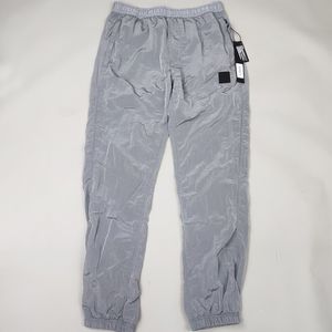 Brand Designers Pants Stone Pant Metal Nylon Pocket Badge Casual Trousers Thin Reflective Size M-2Xl Island Cargo Pants 312