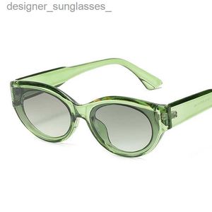 Güneş gözlüğü Kişilik Kedi Göz Güneş Gözlüğü Kadın Vintage Renkler Gradyan Güneş Gözlükleri Kadın Moda Markası Bayanlar Hip Hop Gafas de Soll231115