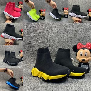 Infant Kids Youth Scarpe da corsa da donna da uomo Calzino lavorato a maglia Scarpe da ginnastica piatte Speed Runners Scarpe sportive bambino ragazzo ragazza Trainer 24-35