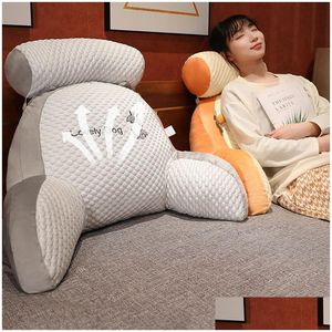 Cushion/Decorative Pillow Cushiondecorative Pillow Sofa Throw Pillows Triangar Reading Bedside Soft Large Backrest Waist Cushion Dormi Dhsgr