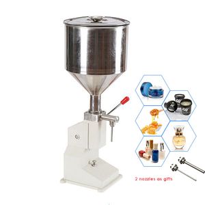 Manual Paste Liquid Filling Machine 5-50ml Adjustable Bottle Filler Shampoo Sauce Cream Mask Lotion Honey Lip Gloss