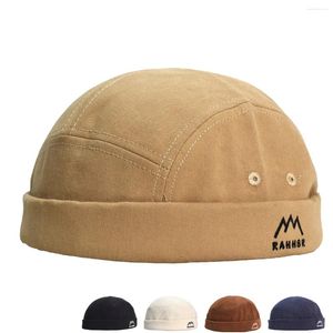 Basker melon beanie cap fast color docker hatt unisex justerbar mode huvudkläder mössor elastiska paneler hiphop